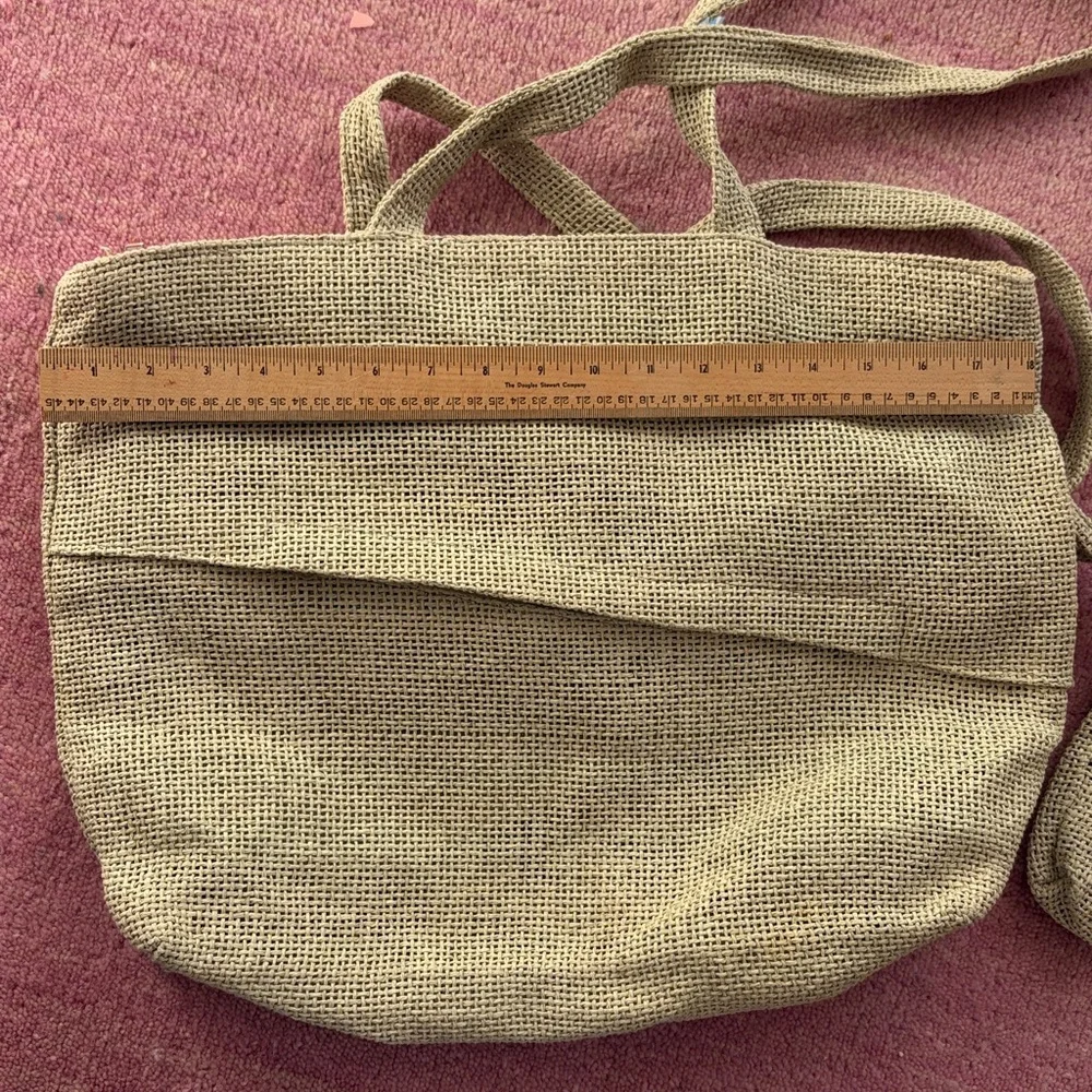 Sun n Sand light green large beach summer bag